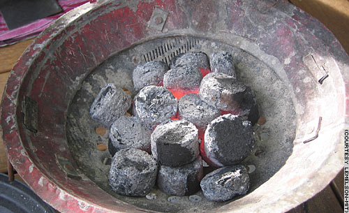 sugar charcoal