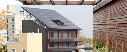 Green building roof mashup